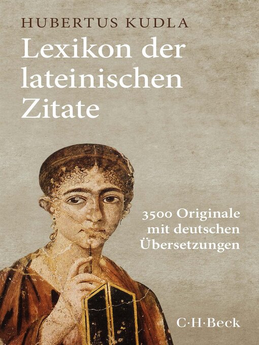 Cover image for Lexikon der lateinischen Zitate